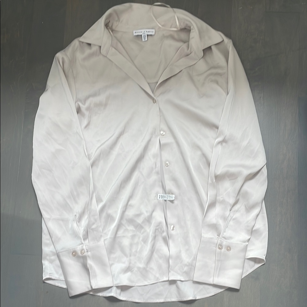 Cream Dress Shirt Classic Design